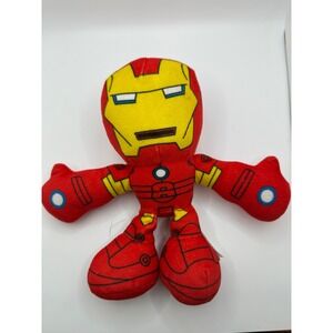 Marvel Iron Man Plush Toy Stuffed Character Red Yellow Kids Play Collectible‎